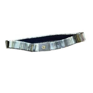 VINTAGE 90’S FLORAL BRASS SCALE BELT MERMAIDCORE